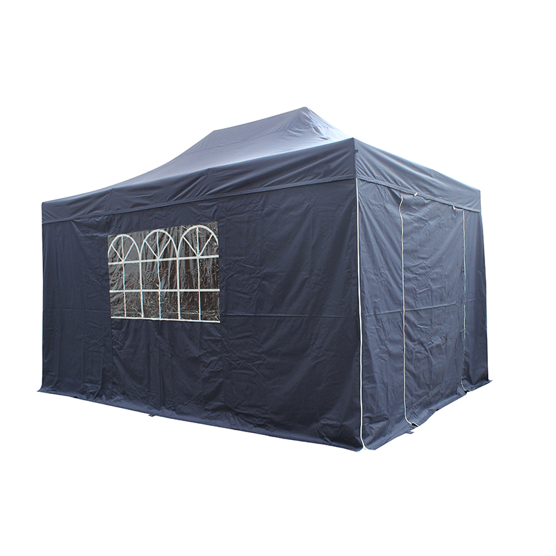 3x4.5m ceannbhrat fillte amuigh faoin aer gazebo