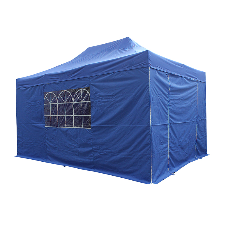 3x4.5m ceannbhrat fillte amuigh faoin aer gazebo