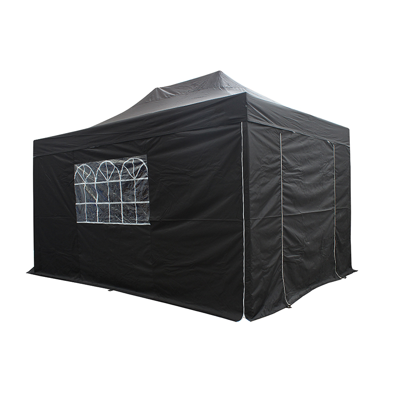 3x4.5m ceannbhrat fillte amuigh faoin aer gazebo