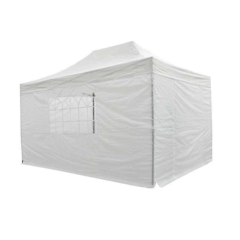3x4.5m ceannbhrat fillte amuigh faoin aer gazebo