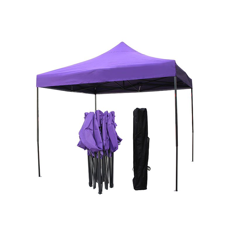 300g poileistear PVC fráma alúmanaim brataithe gazebo fillte