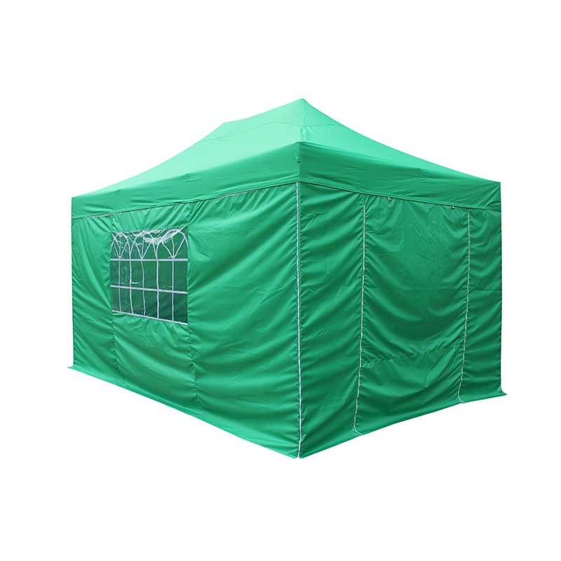 3x4.5m ceannbhrat fillte amuigh faoin aer gazebo
