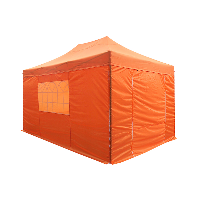 3x4.5m ceannbhrat fillte amuigh faoin aer gazebo