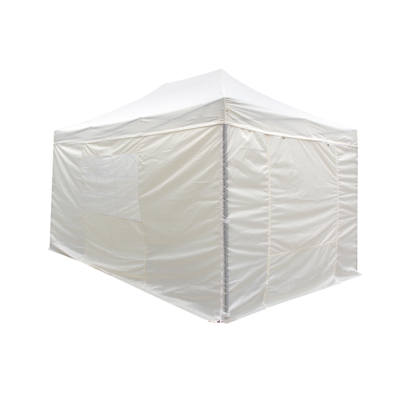 3x4.5m ceannbhrat fillte amuigh faoin aer gazebo