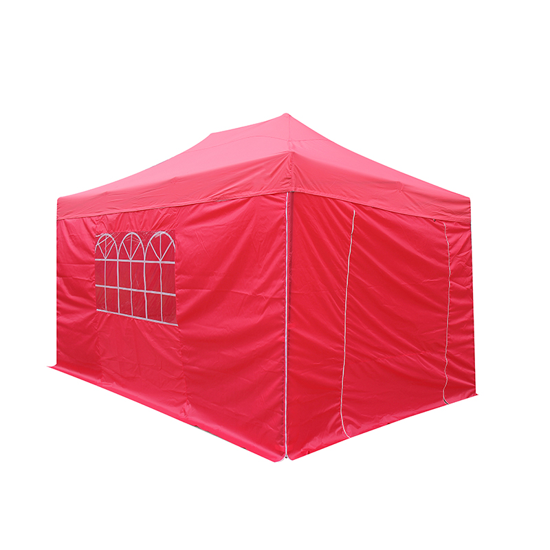 3x4.5m ceannbhrat fillte amuigh faoin aer gazebo