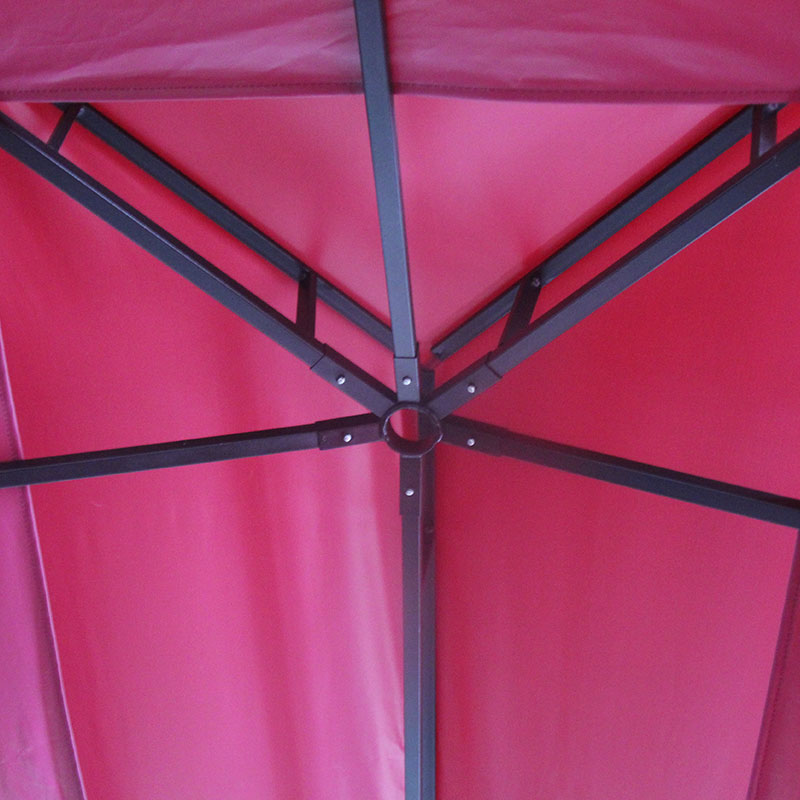 Puball Gazebo Allamuigh Puball Allamuigh Dídean Ceannbhrat Gazebo le Líonta Mosquito
