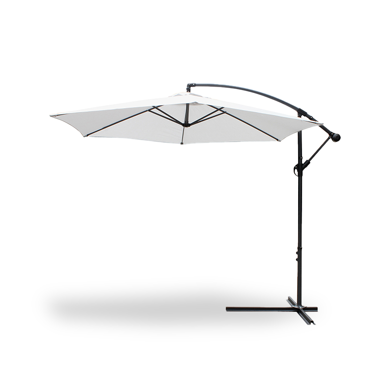 PATIO Allamuigh 10 'Scáth Umbrella Crochta Sun Sun W/T Tras -Bhonn